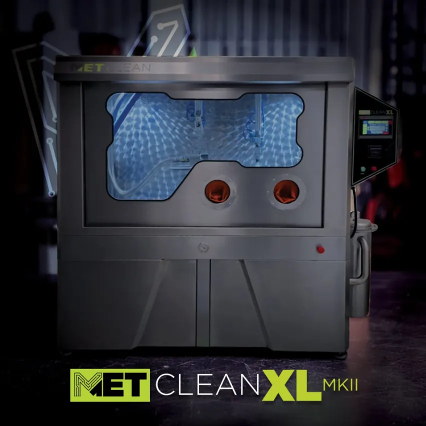 The METclean XL MKII DPF cleaning machine used for off-vehicle DPF cleaning at the Auto-Cleanse workshop in Totnes, Devon